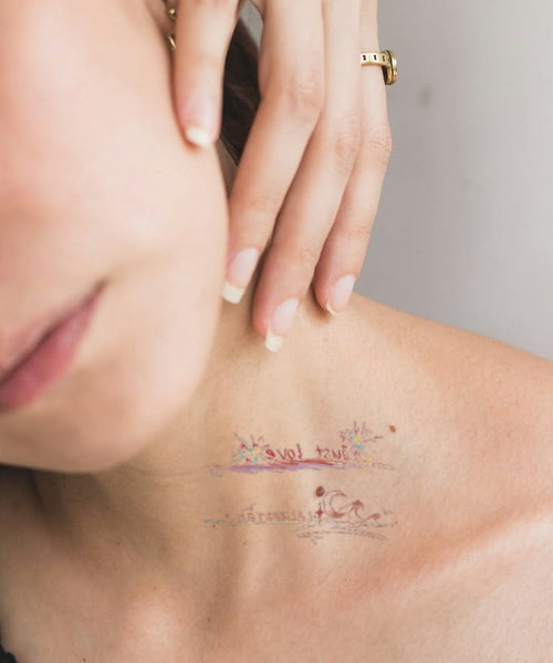 Ornamental Line Bracelet hand-drawn temporary tattoo — animal subject, suited for wrist placement. Waterproof, plant-based, 3–7 day wear. By LastingDays indie artist collective.