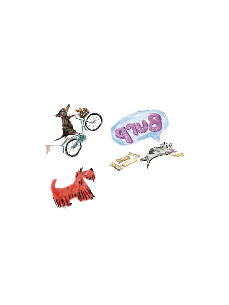 Pet Friends Adventure hand-drawn temporary tattoo — animal subject, suited for forearm placement. Waterproof, plant-based, 3–7 day wear. By LastingDays indie artist collective.